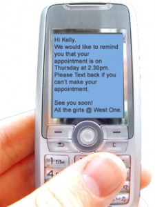 Lecture d'un SMS sur un GSM